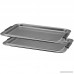 Anolon Advanced Nonstick Bakeware 10-Inch x 15-Inch Cookie Sheet Gray with Silicone Grips - B002CZQ7G2